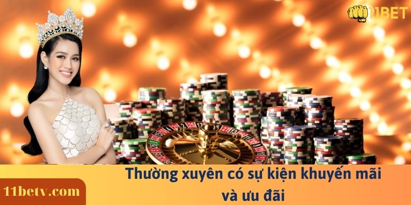 Thường xuyên có sự kiện khuyến mãi và ưu đãi 