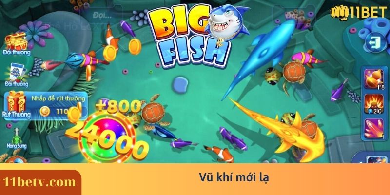 Bắn cá rồng online ? Phiên bản bắn cá đặc biệt cực hot 7 Vũ khí mới lạ