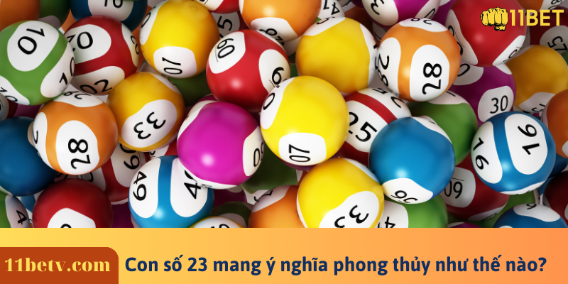 Con số 23 mang ý nghĩa phong thủy như thế nào?