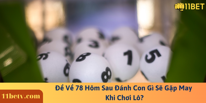 Đề Về 78 Hôm Sau Đánh Con Gì Sẽ Gặp May Khi Chơi Lô?