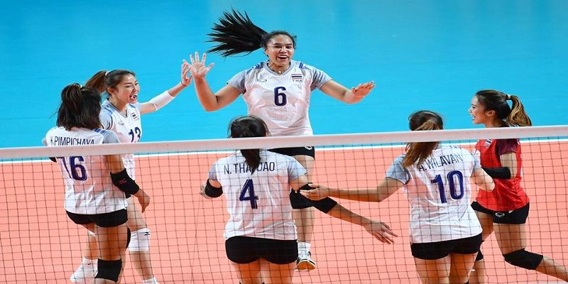 Hình ảnh đội tuyển nữ bóng chuyền Thái Lan