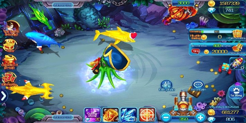 Tính năng hấp dẫn nổi bật của bắn cá xu vàng