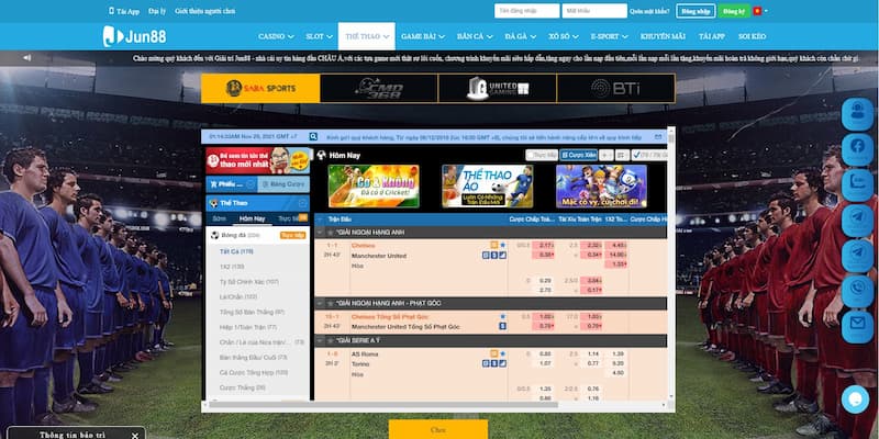 Ưu điểm của sản phẩm thể thao JUN88