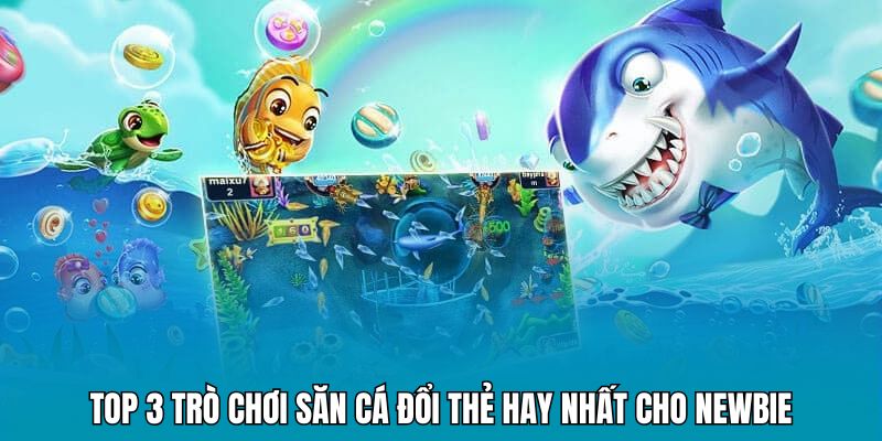 Top 3 trò chơi săn cá đổi thẻ hay nhất cho newbie